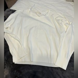 Lightweight White Sweater